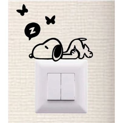 Snopy Dekorlu Priz Kenarı