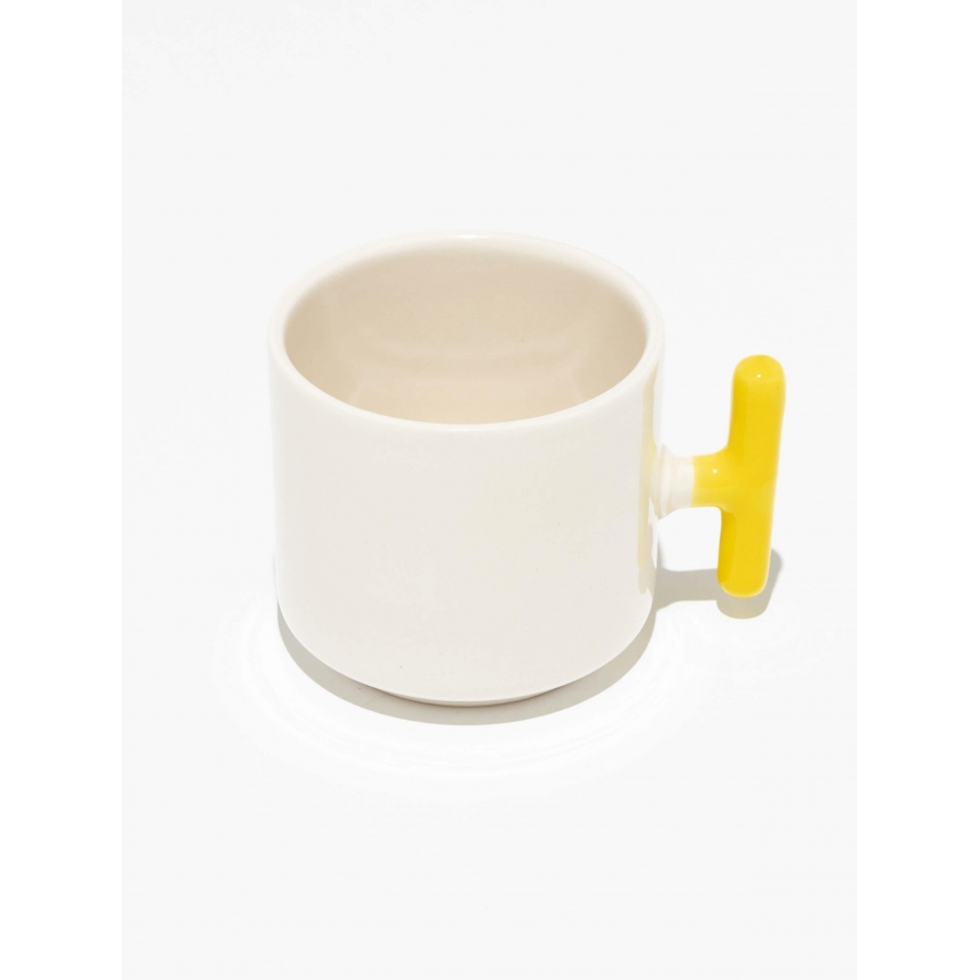 Kulpu Sarı Latte Fincanı