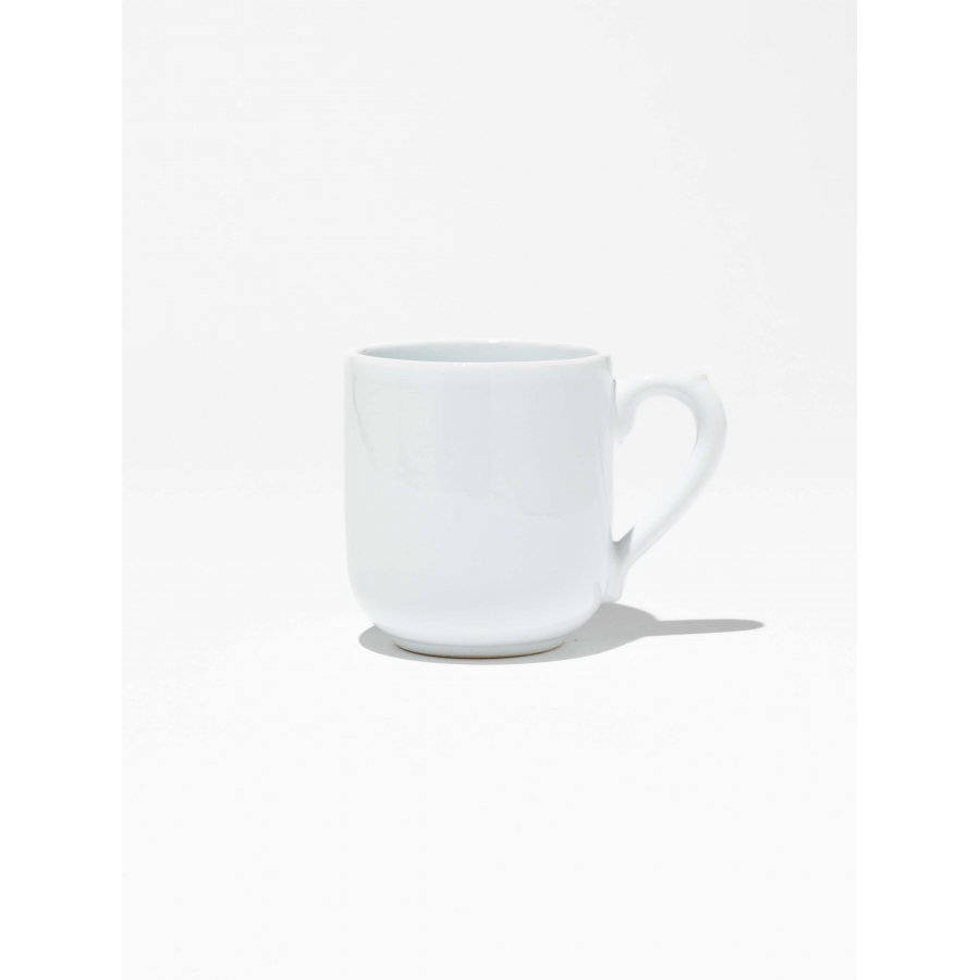 Oval Beyaz Lüx Kupa Bardak